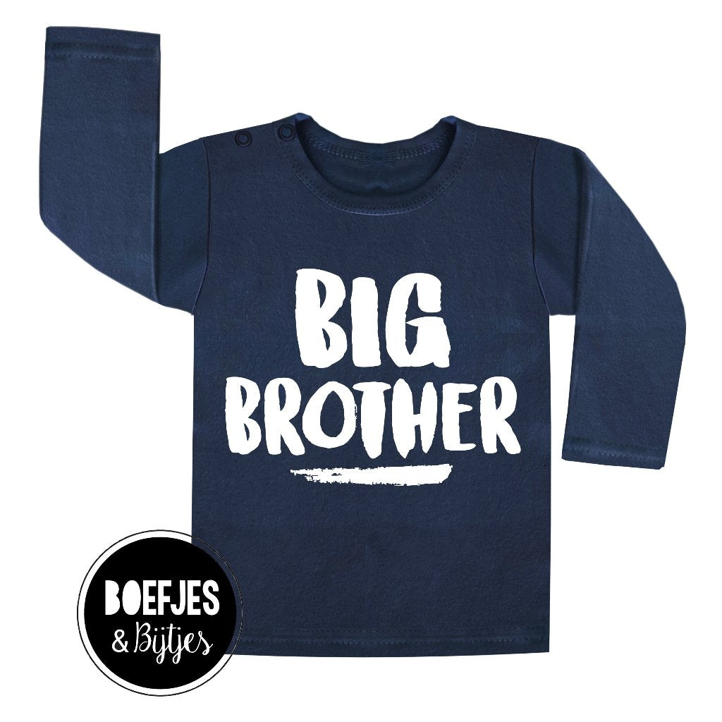 Big Brother shirtje. Voor grote broer (to be) zwangerschapsaankondiging. Zwanger aankondiging. Unieke jongenskleding