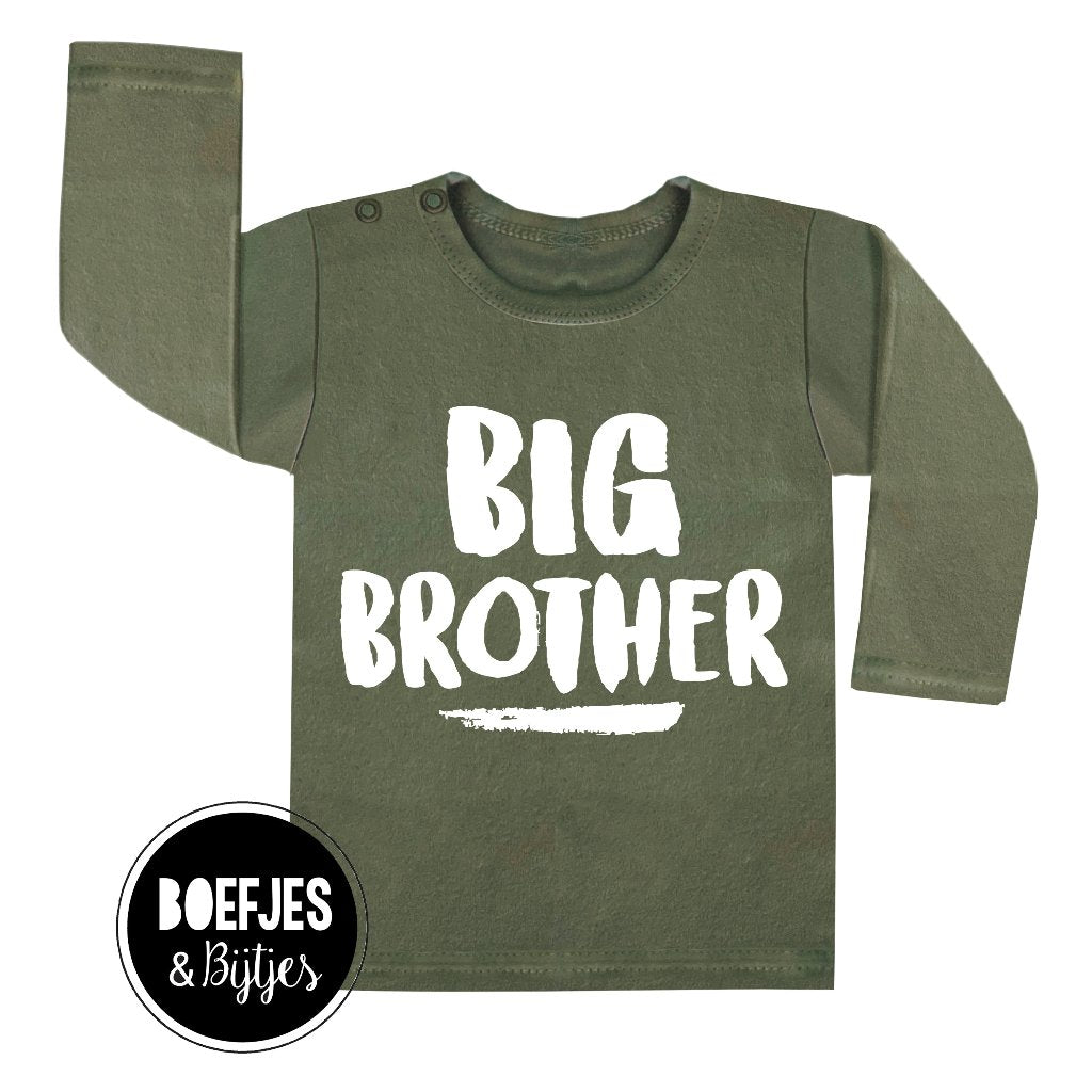 Big Brother shirtje Voor grote broer (to be) zwangerschapsaankondiging. Zwanger aankondiging. Unieke jongenskleding