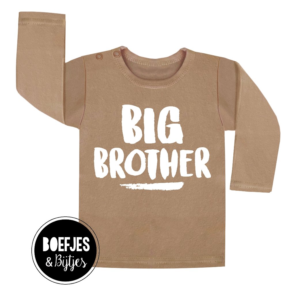 Big Brother shirtje. Voor grote broer (to be) zwangerschapsaankondiging. Zwanger aankondiging. Unieke jongenskleding