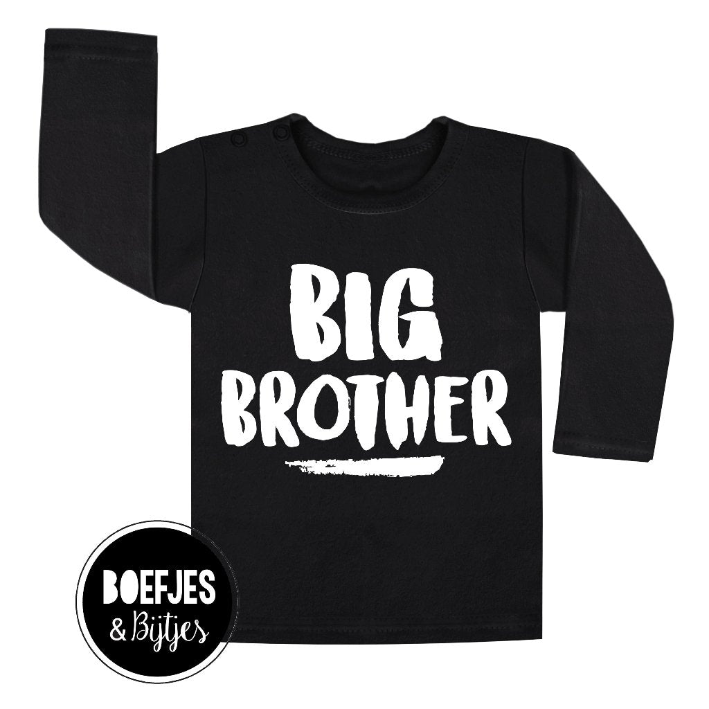 Big Brother shirtje. Voor grote broer (to be) zwangerschapsaankondiging. Zwanger aankondiging. Unieke jongenskleding
