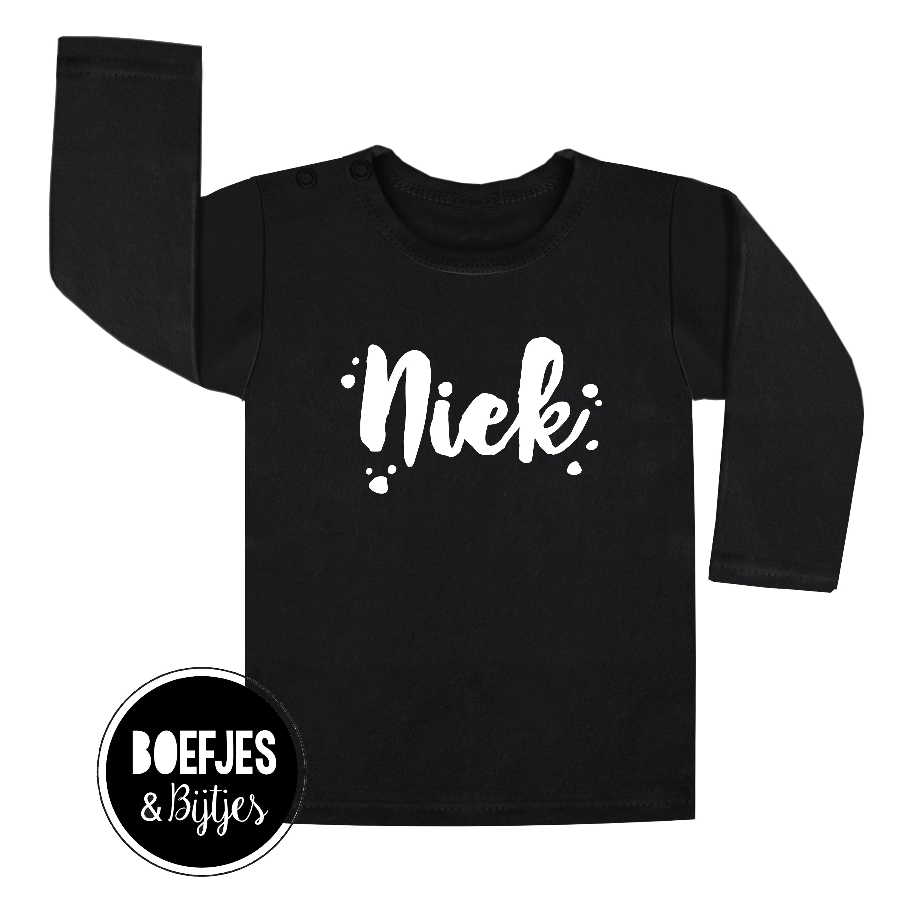 Shirtje met eigen naam. Naamshirtje Naam shirtje. Zwanger zwangerschapsaankondiging kraamcadeautje eerste pakje. Unieke meisjeskleding