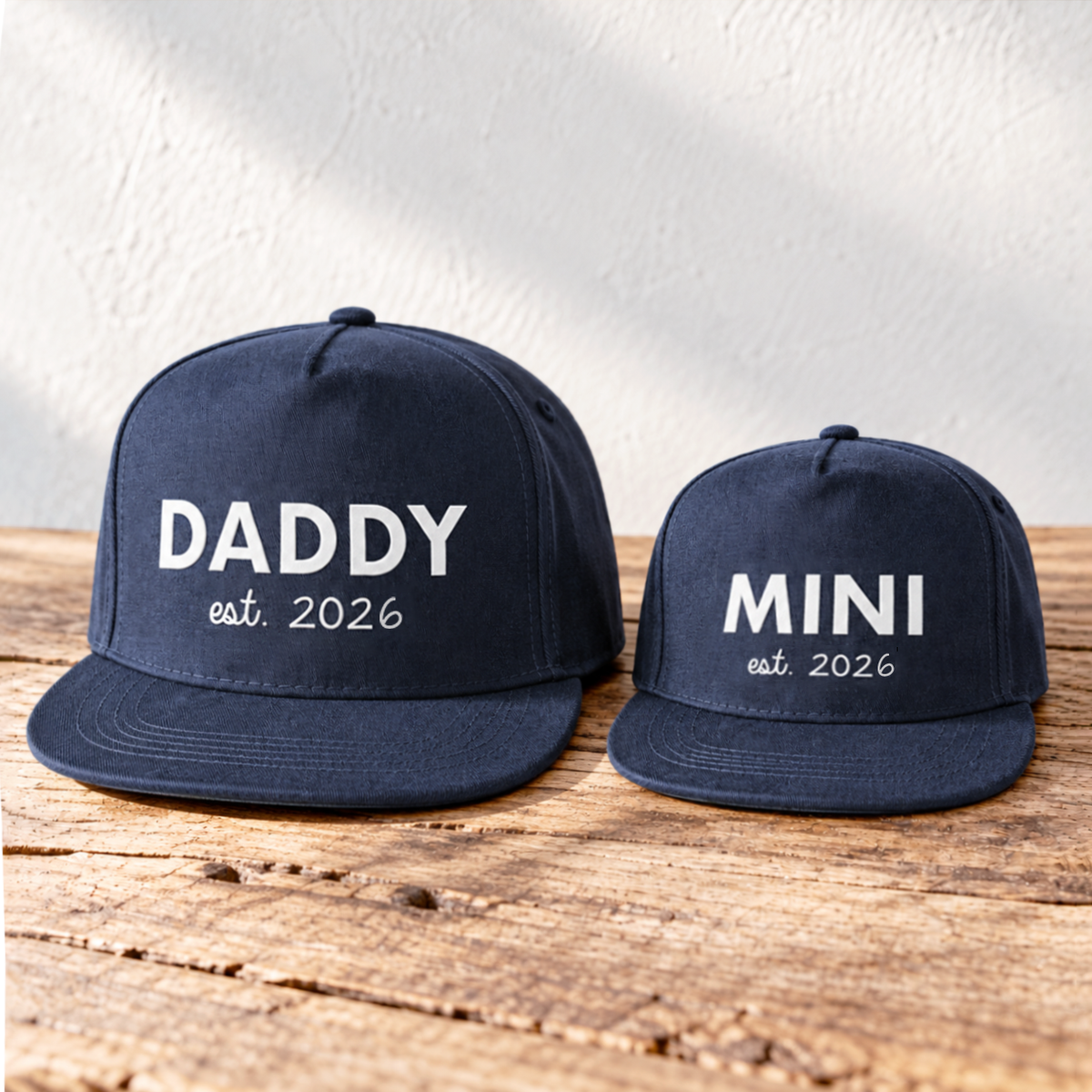 Set Twinning petten - Daddy & Mini (+ jaartal)