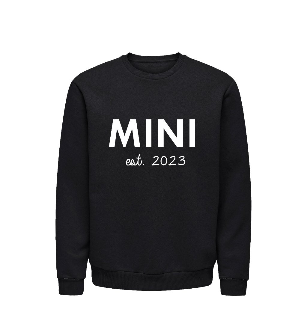 Twinning Twin Set vaderdagcadeau kerstcadeau sinterklaascadeau kado voor papa vader matchen met kind zwangerschapsaankondiging vader en zoon papa en dochter uniek vaderdag kado boefjes en bijtjes truien Daddy Mini