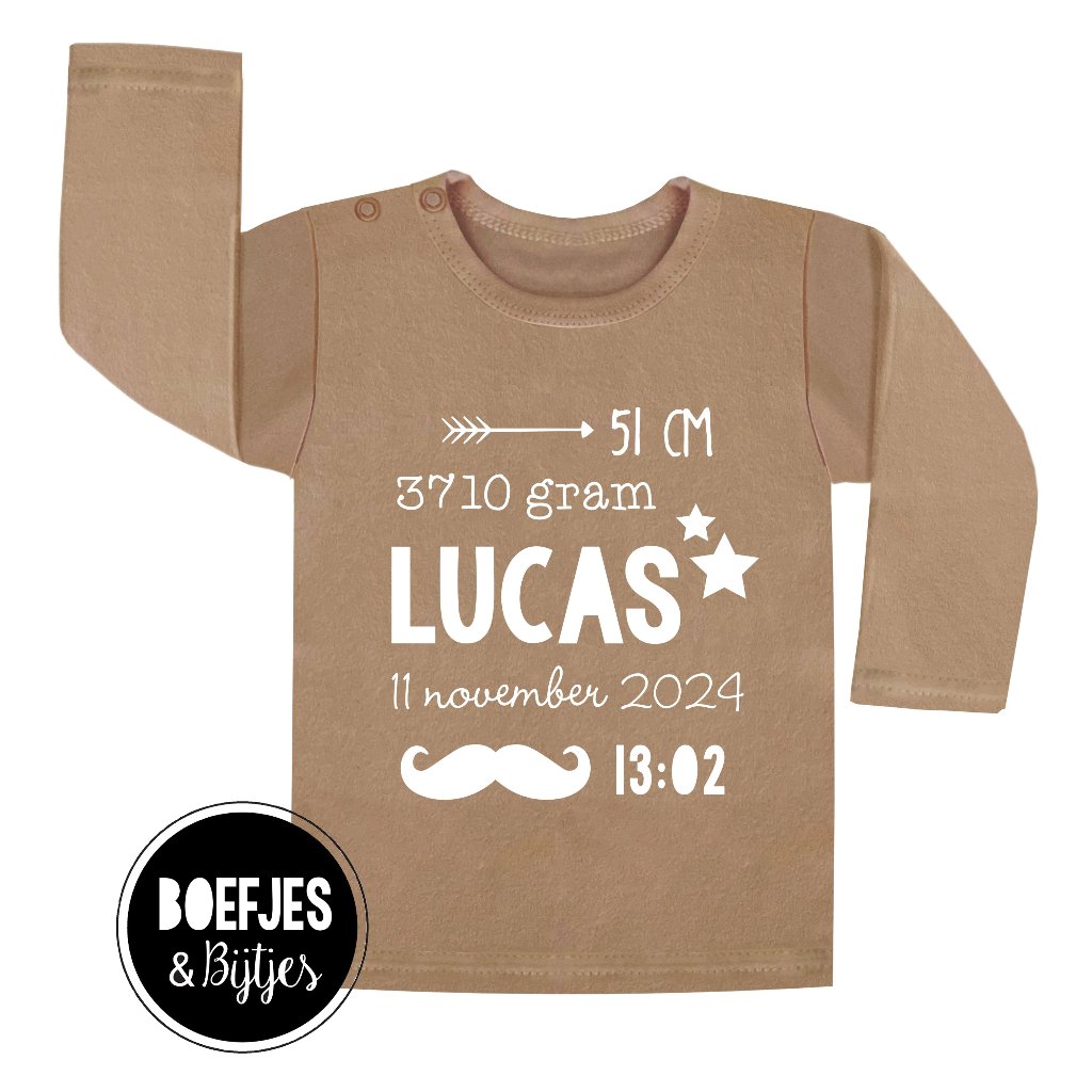 Kraamcadeau tip! Hoe leuk is het om dit shirtje cadeau te geven aan de kersverse papa en/of mama! Een cadeautje voor het leven.
Erg mooi om in te lijsten en in de babykamer te hangen.