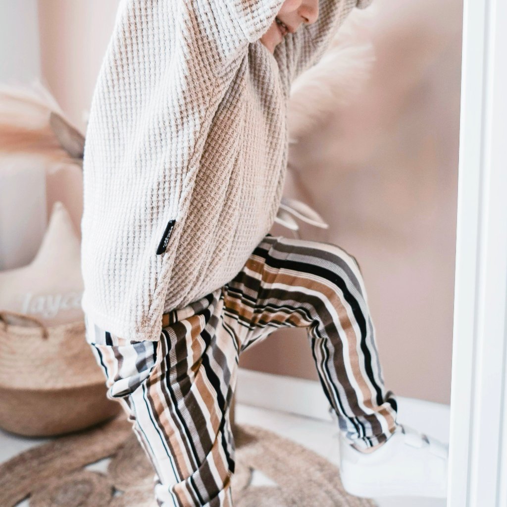 Linnen Broek gestreept bruiloft kinderkleding jongenskleding chino linnenstof Boefjes en Bijtjes