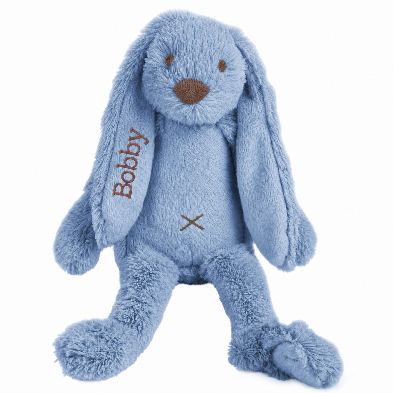 Happy Horse Rabbit Ritchie knuffelkonijn van 38 cm, gepersonaliseerd met naam en geboortedatum op het oor