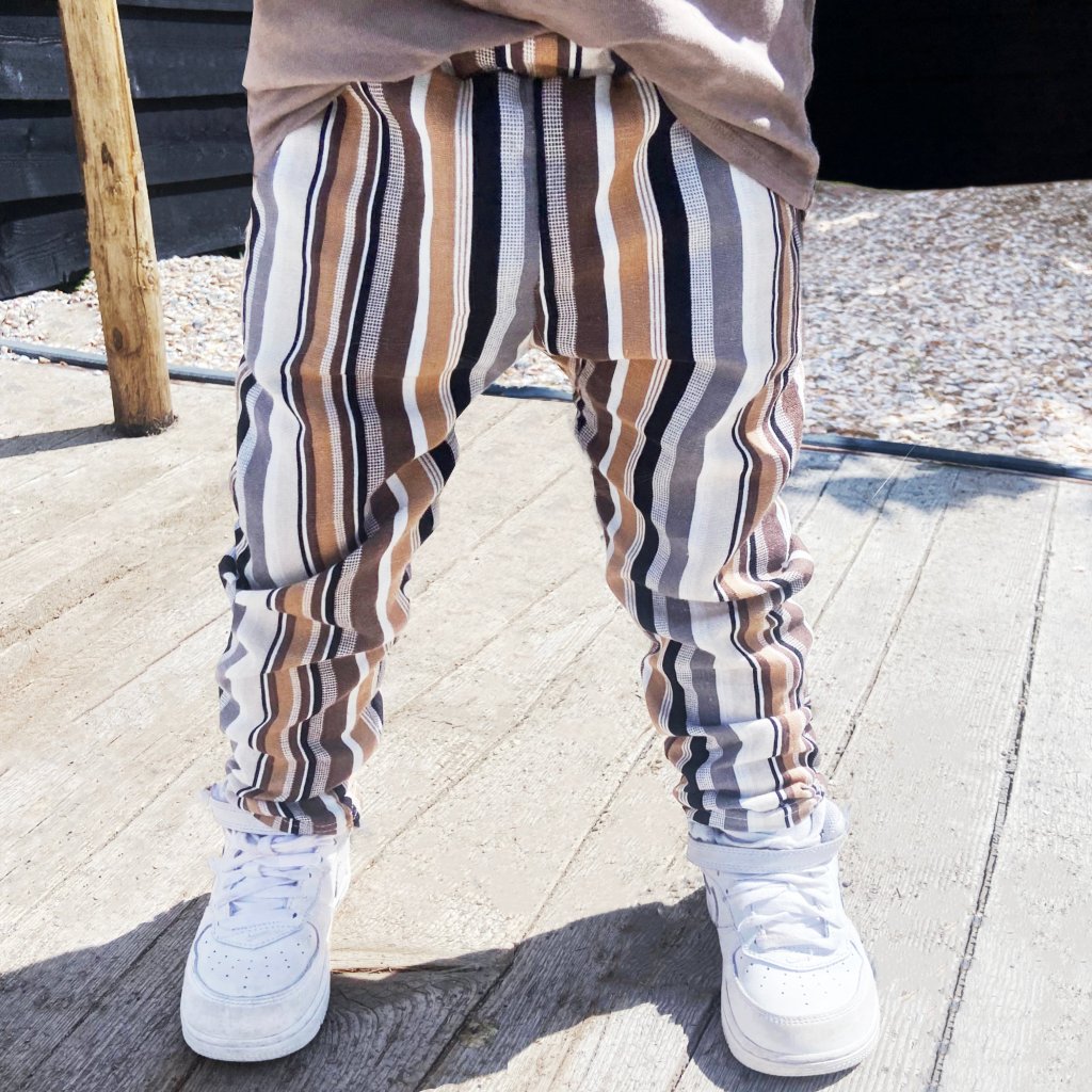 Linnen Broek gestreept bruiloft kinderkleding jongenskleding chino linnenstof Boefjes en Bijtjes