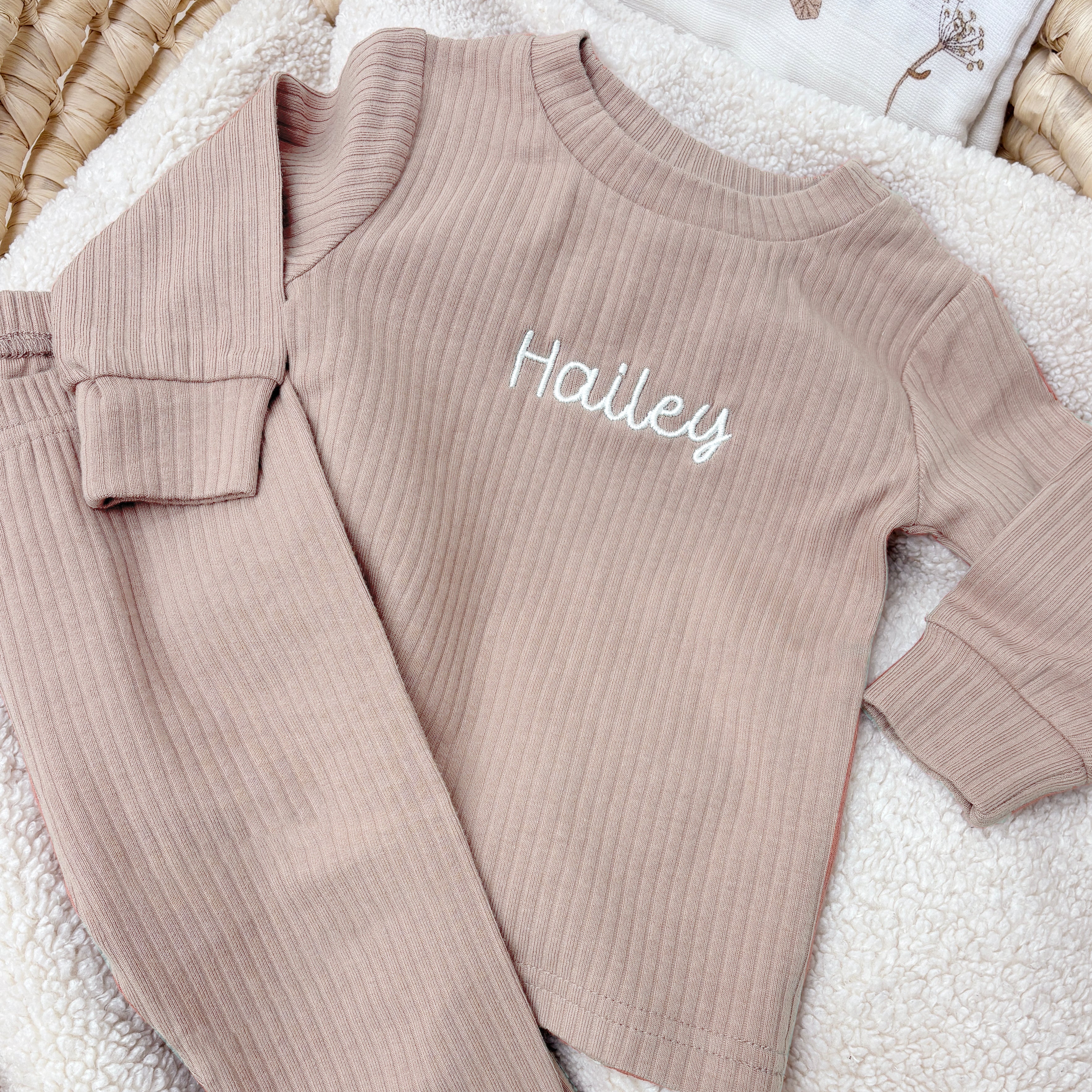 Pyjama (met Naam) - Zand