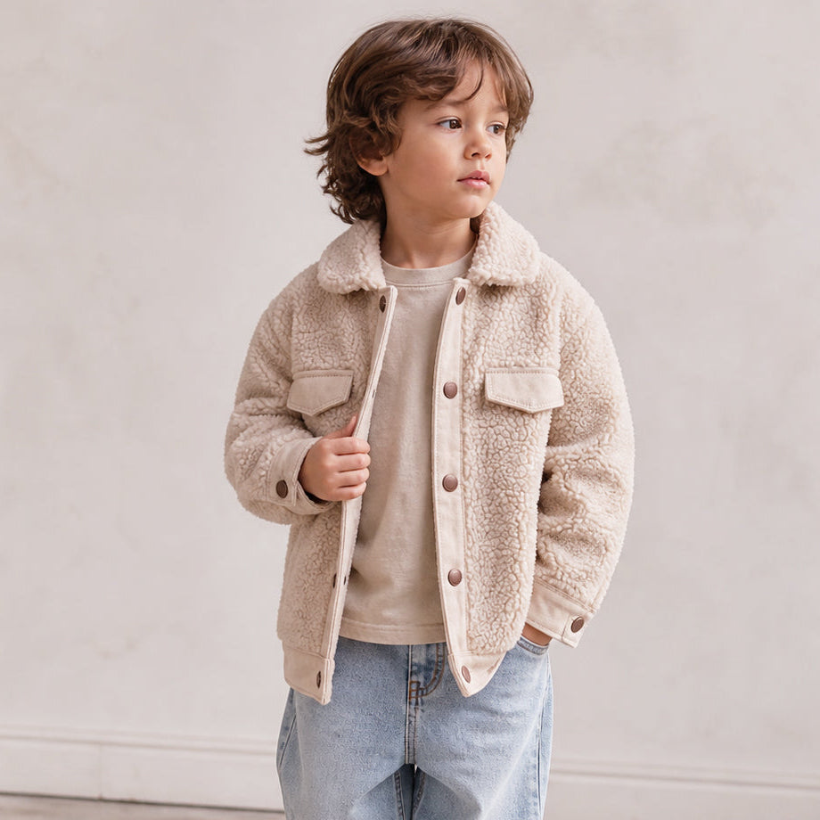 Teddy Jas Beige | Optie: Gepersonaliseerd met naam