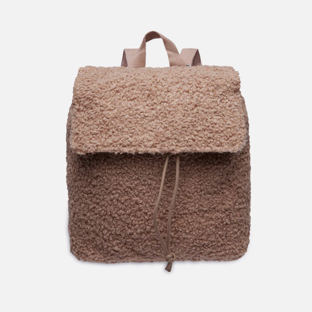 Gepersonaliseerd teddy rugtasje rugzak rugtas rugzakje tas met naam. Bruin Biscuit naturel zandkleurig baby jongen meisje kinderdagverblijf peuterspeelzaal eerste tasje babyspulletjes Jollein Boefjes en Bijtjes