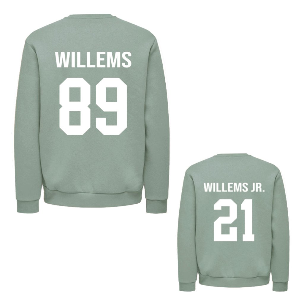 Twinning Twin Set vaderdagcadeau kerstcadeau sinterklaascadeau kado voor papa vader matchen met kind zwangerschapsaankondiging vader en zoon papa en dochter uniek vaderdag kado boefjes en bijtjes truien Daddy Mini