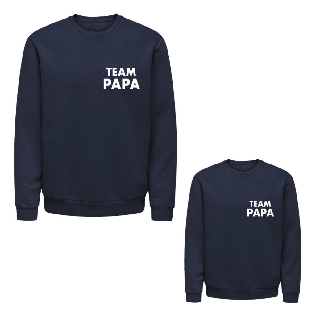 Twinning Twin Set vaderdagcadeau kerstcadeau sinterklaascadeau kado voor papa vader matchen met kind zwangerschapsaankondiging vader en zoon papa en dochter uniek vaderdag kado boefjes en bijtjes truien