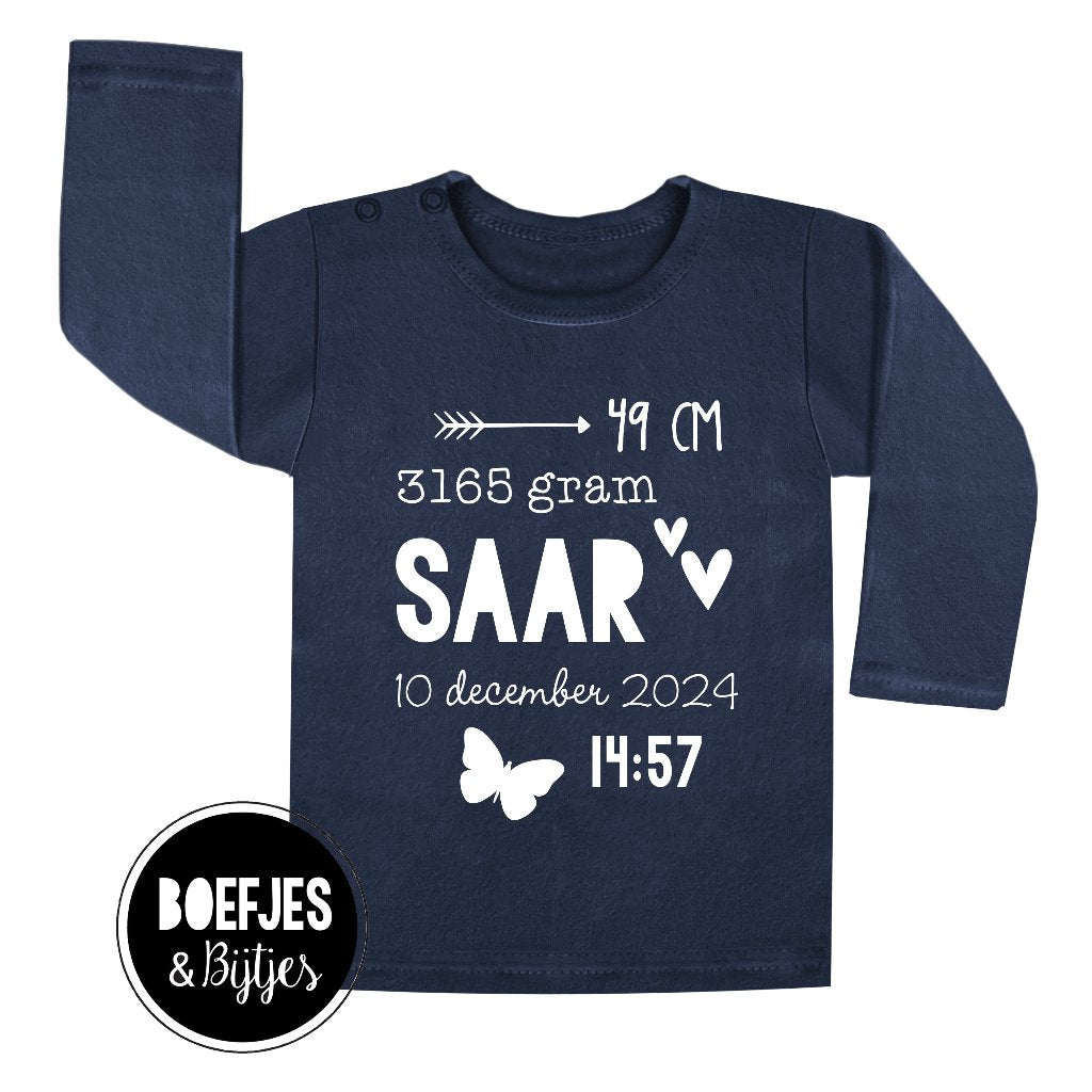 Kraamcadeau tip! Hoe leuk is het om dit shirtje cadeau te geven aan de kersverse papa en/of mama! Een cadeautje voor het leven.
Erg mooi om in te lijsten en in de babykamer te hangen.