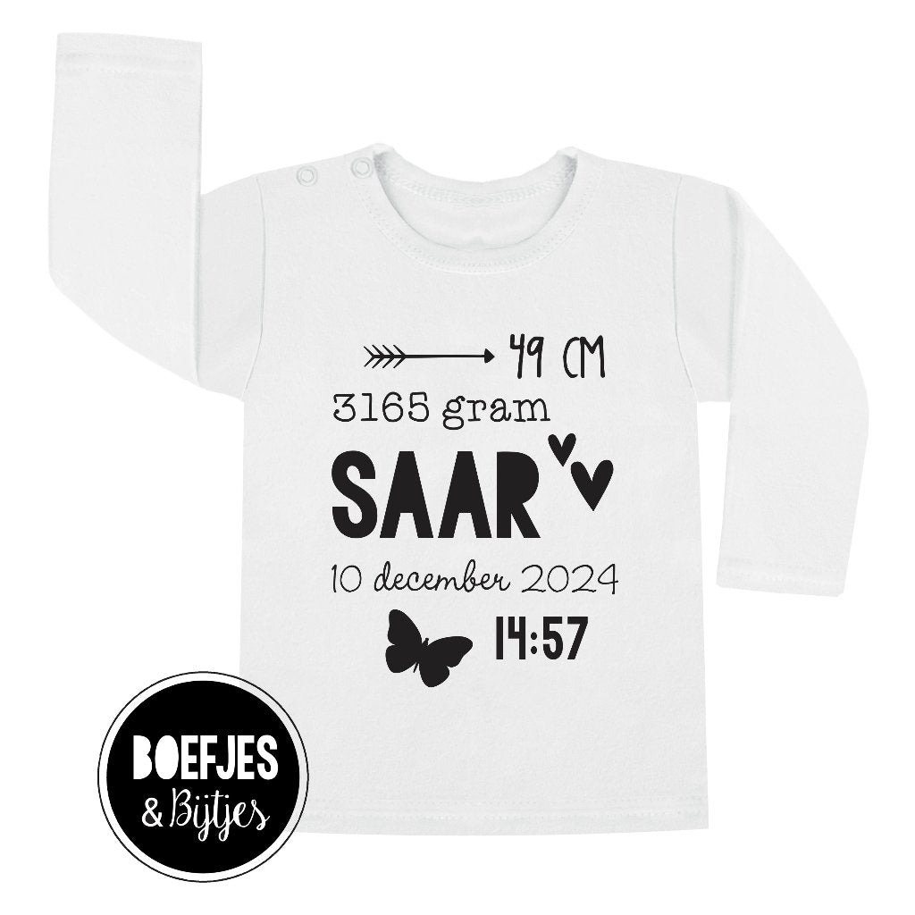 Kraamcadeau tip! Hoe leuk is het om dit shirtje cadeau te geven aan de kersverse papa en/of mama! Een cadeautje voor het leven.
Erg mooi om in te lijsten en in de babykamer te hangen.