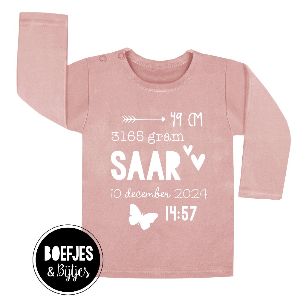 Kraamcadeau tip! Hoe leuk is het om dit shirtje cadeau te geven aan de kersverse papa en/of mama! Een cadeautje voor het leven.
Erg mooi om in te lijsten en in de babykamer te hangen.