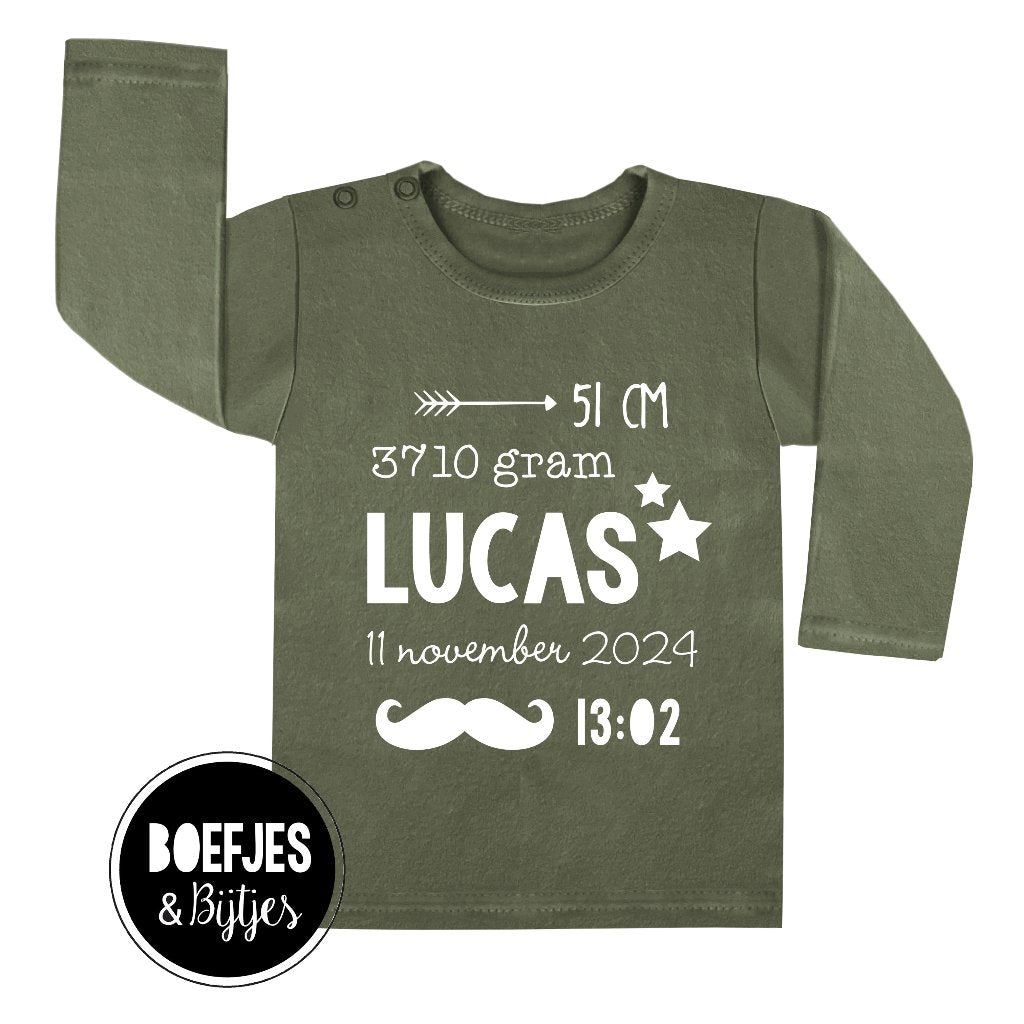 Kraamcadeau tip! Hoe leuk is het om dit shirtje cadeau te geven aan de kersverse papa en/of mama! Een cadeautje voor het leven.
Erg mooi om in te lijsten en in de babykamer te hangen.
