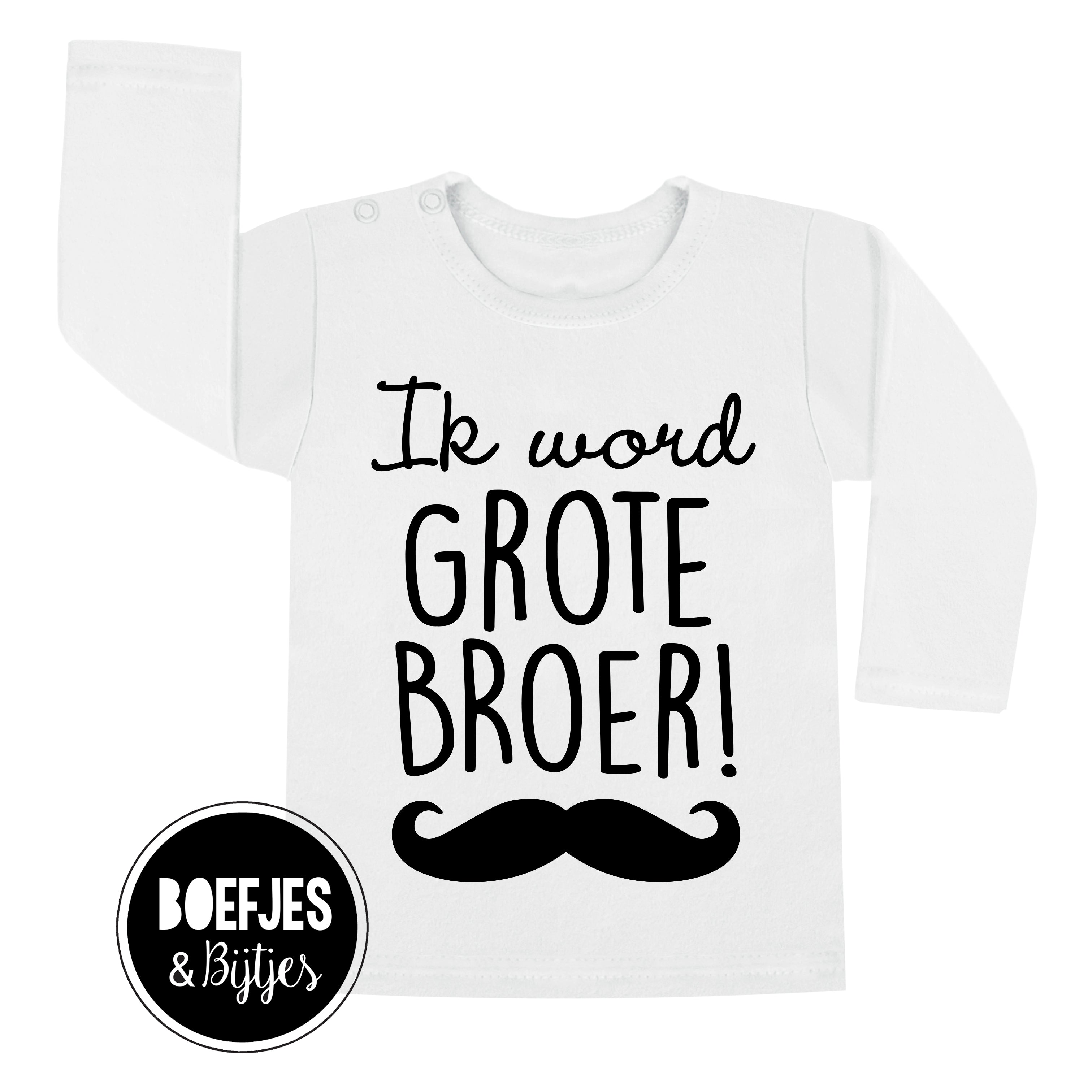 Grote Broer shirtje. Voor grote broer (to be) zwangerschapsaankondiging. Zwanger aankondiging. Unieke jongenskleding