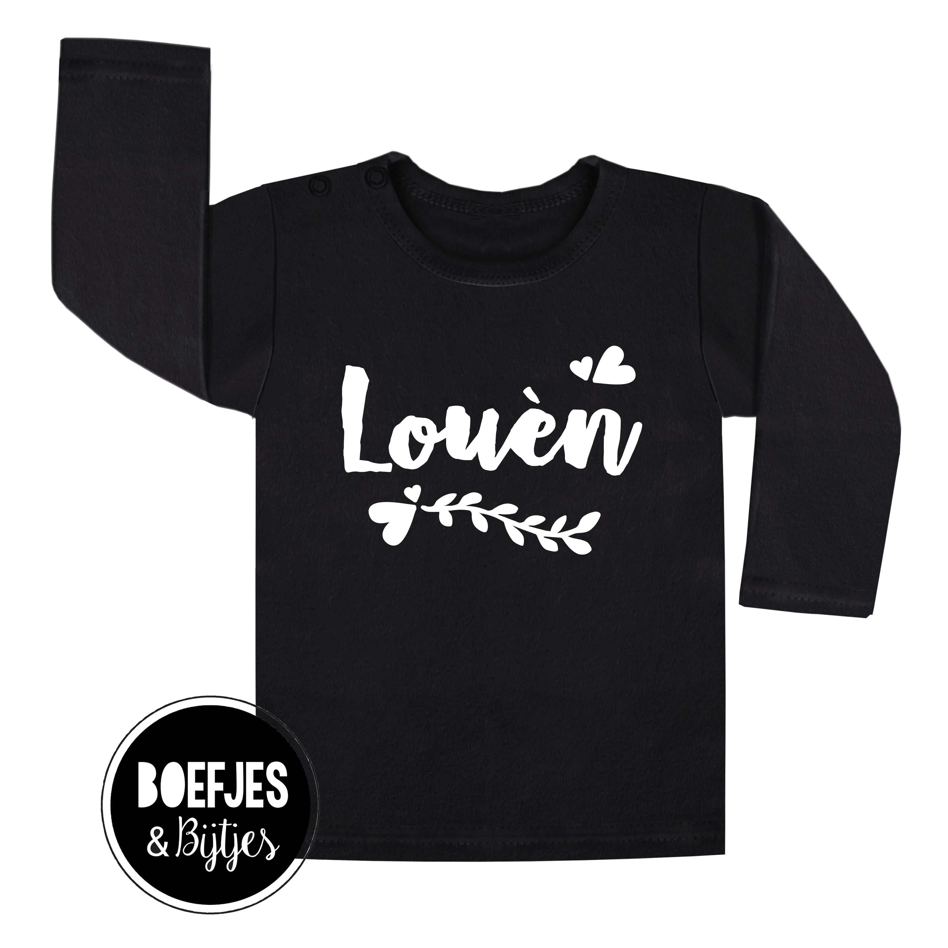 Shirtje met eigen naam. Naamshirtje Naam shirtje. Zwanger zwangerschapsaankondiging kraamcadeautje eerste pakje. Unieke meisjeskleding
