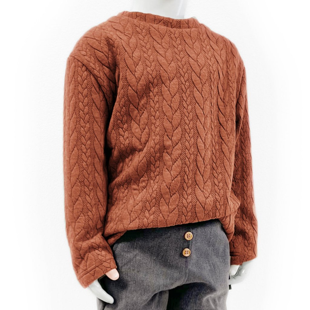 Kabeltrui Knitted sweater chunky trui gebreide trui breisel voor kinderen jongens meisjes. Unieke meisjeskleding. Boefjes en bijtjes musthave knitwear