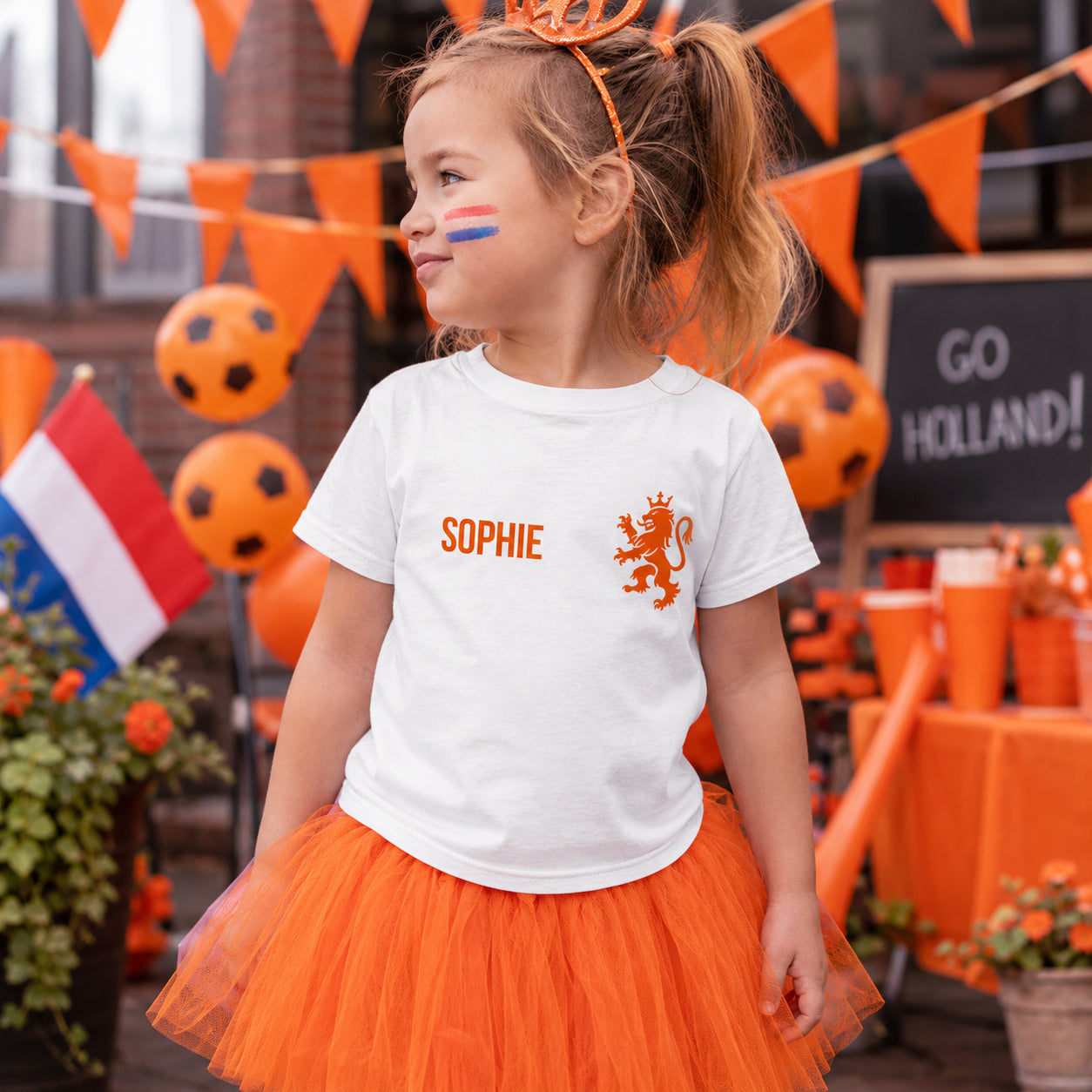 Los Kids shirts | WK Leeuw + Naam