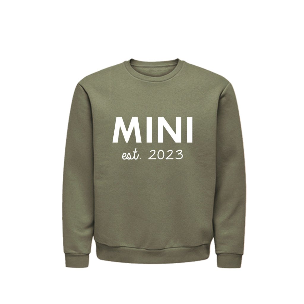 Twinning Twin Set vaderdagcadeau kerstcadeau sinterklaascadeau kado voor papa vader matchen met kind zwangerschapsaankondiging vader en zoon papa en dochter uniek vaderdag kado boefjes en bijtjes truien Daddy Mini