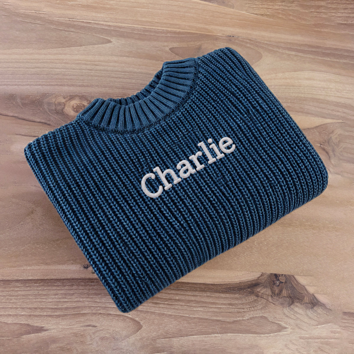 Premium Knit - Navy | Optie: Met naam