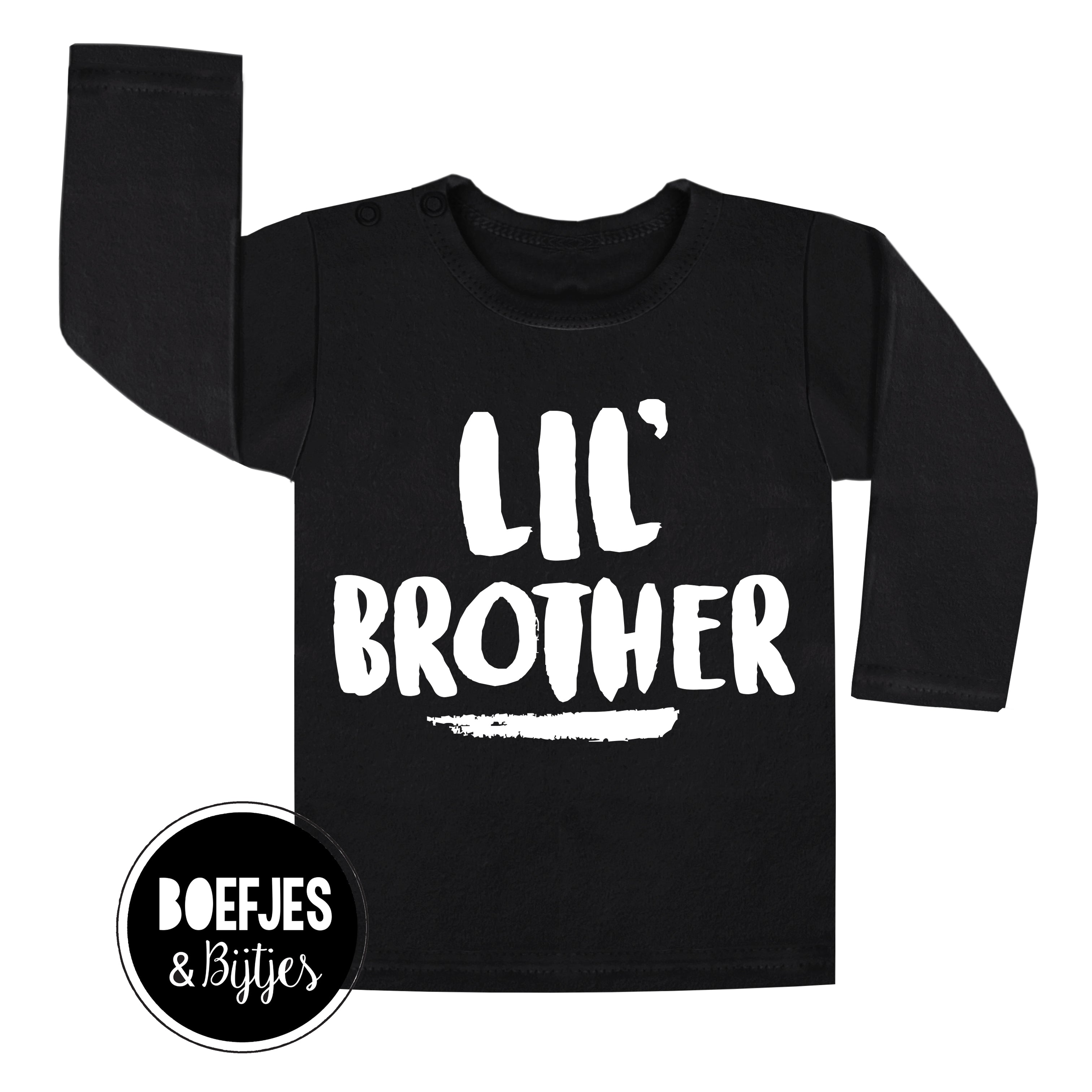 Lil Brother shirtje. Voor kleine broertjes. Leuk icm Big Brother of Big Sister. Photoshoop tip en Gender reveal tip. Zwangerschapsaankondiging of kraamcadeau 