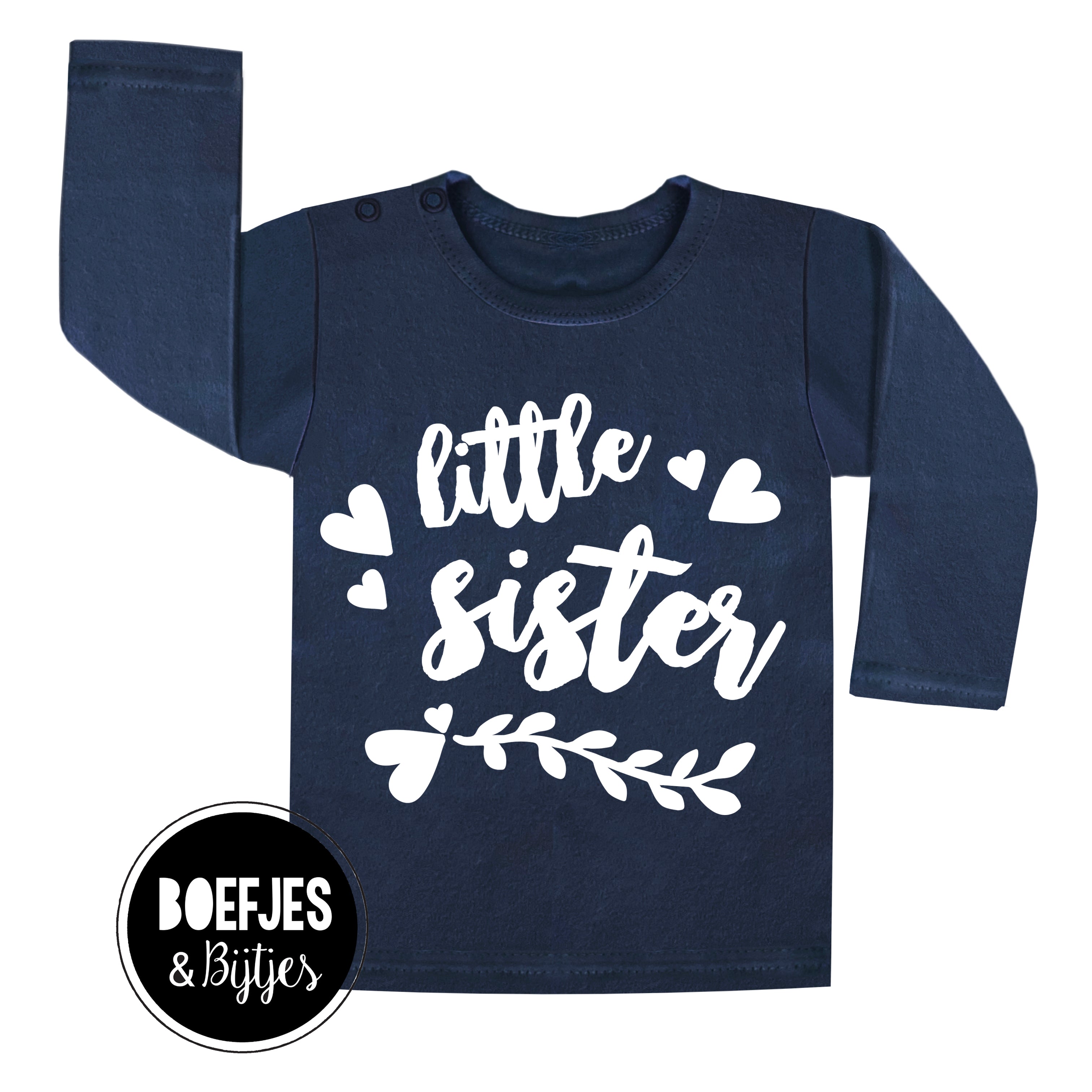 Little Sister shirtje. Voor kleine zusjes (to be) zwangerschapsaankondiging. Zwanger aankondiging. Unieke meisjes kleding. Render reveal
