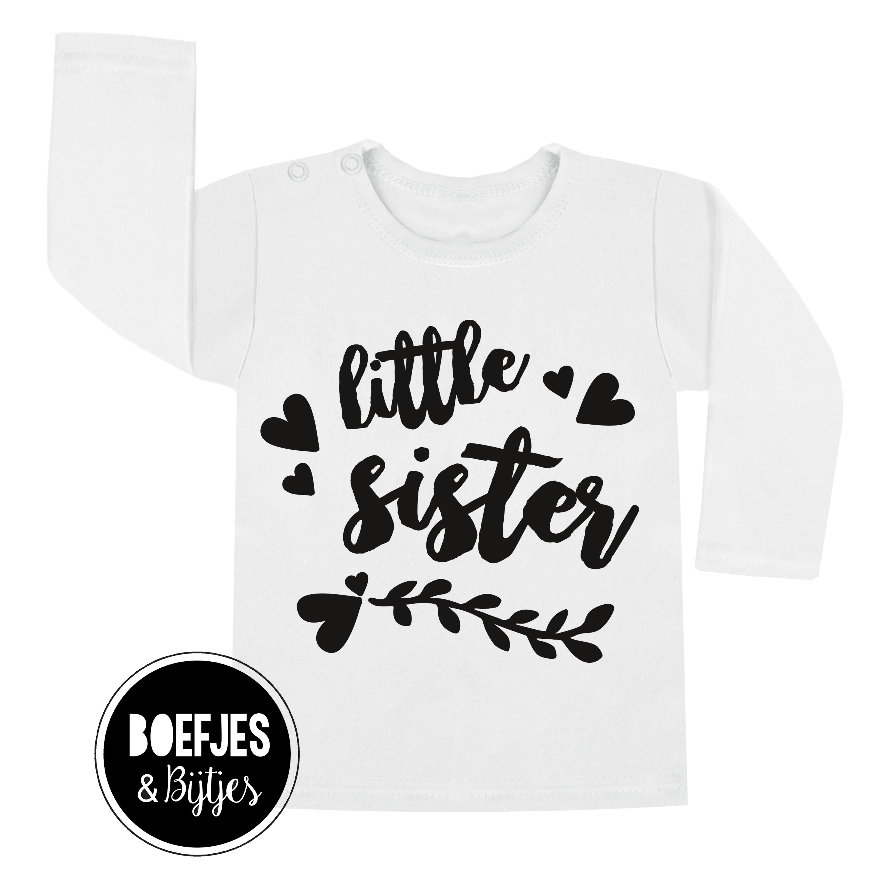 Little Sister shirtje. Voor kleine zusjes (to be) zwangerschapsaankondiging. Zwanger aankondiging. Unieke meisjes kleding. Render reveal