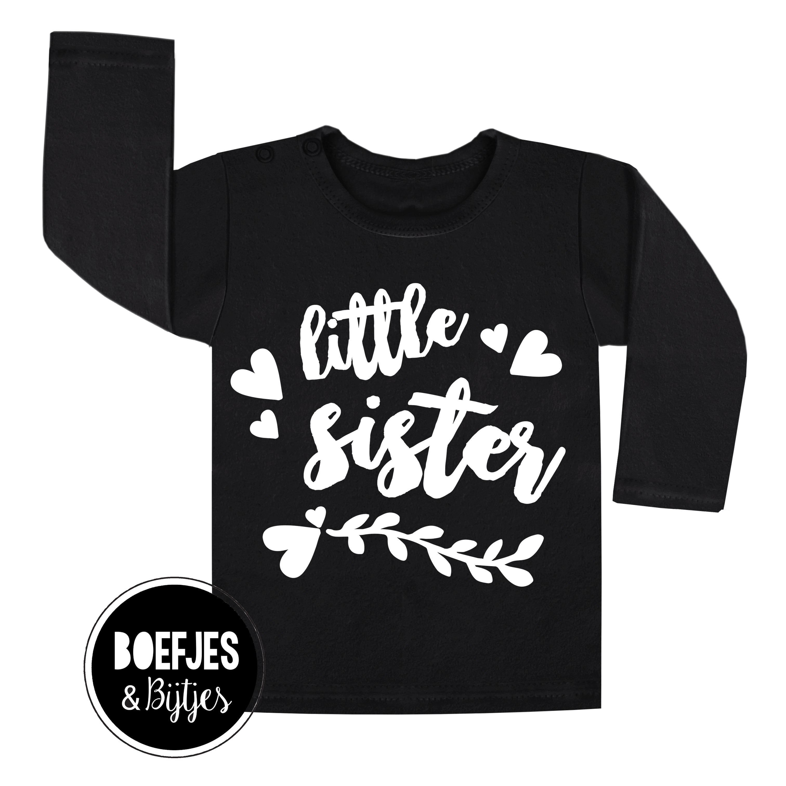 Little Sister shirtje. Voor kleine zusjes (to be) zwangerschapsaankondiging. Zwanger aankondiging. Unieke meisjes kleding. Render reveal
