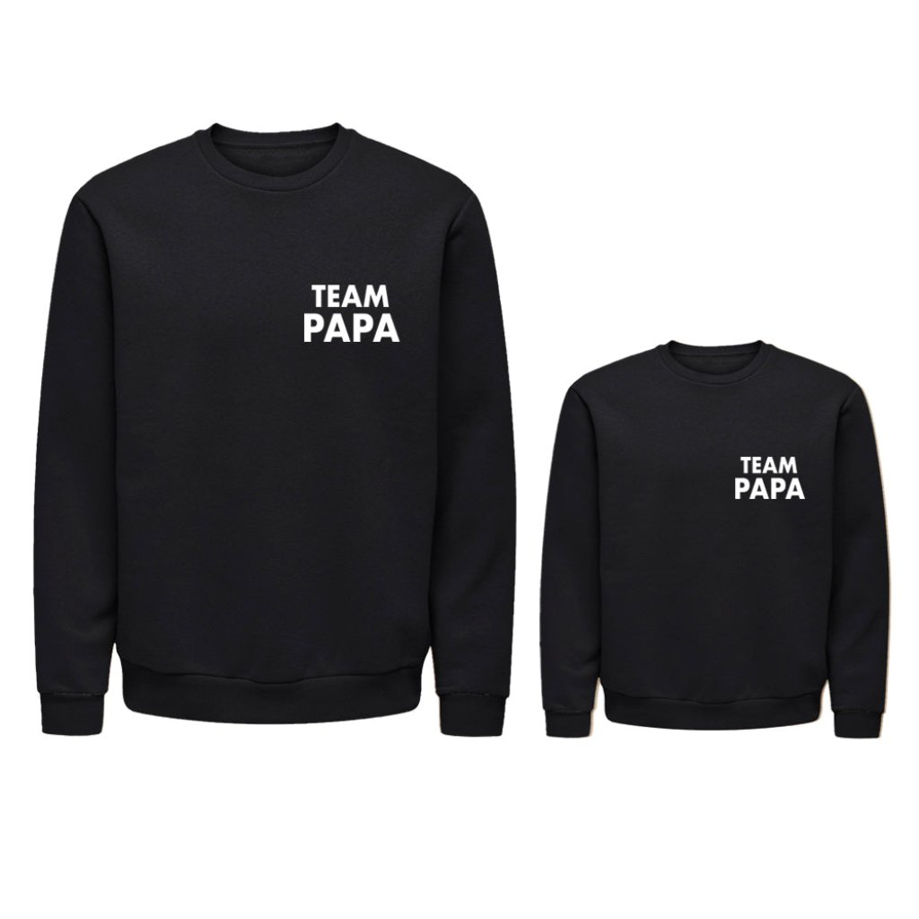 Twinning Twin Set vaderdagcadeau kerstcadeau sinterklaascadeau kado voor papa vader matchen met kind zwangerschapsaankondiging vader en zoon papa en dochter uniek vaderdag kado boefjes en bijtjes truien Daddy Mini