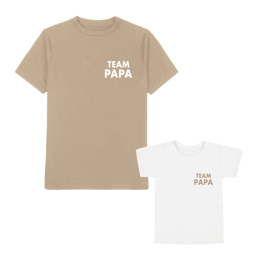 Twinning Twin Set vaderdagcadeau kerstcadeau sinterklaascadeau kado voor papa vader matchen met kind zwangerschapsaankondiging vader en zoon papa en dochter uniek vaderdag kado boefjes en bijtjes