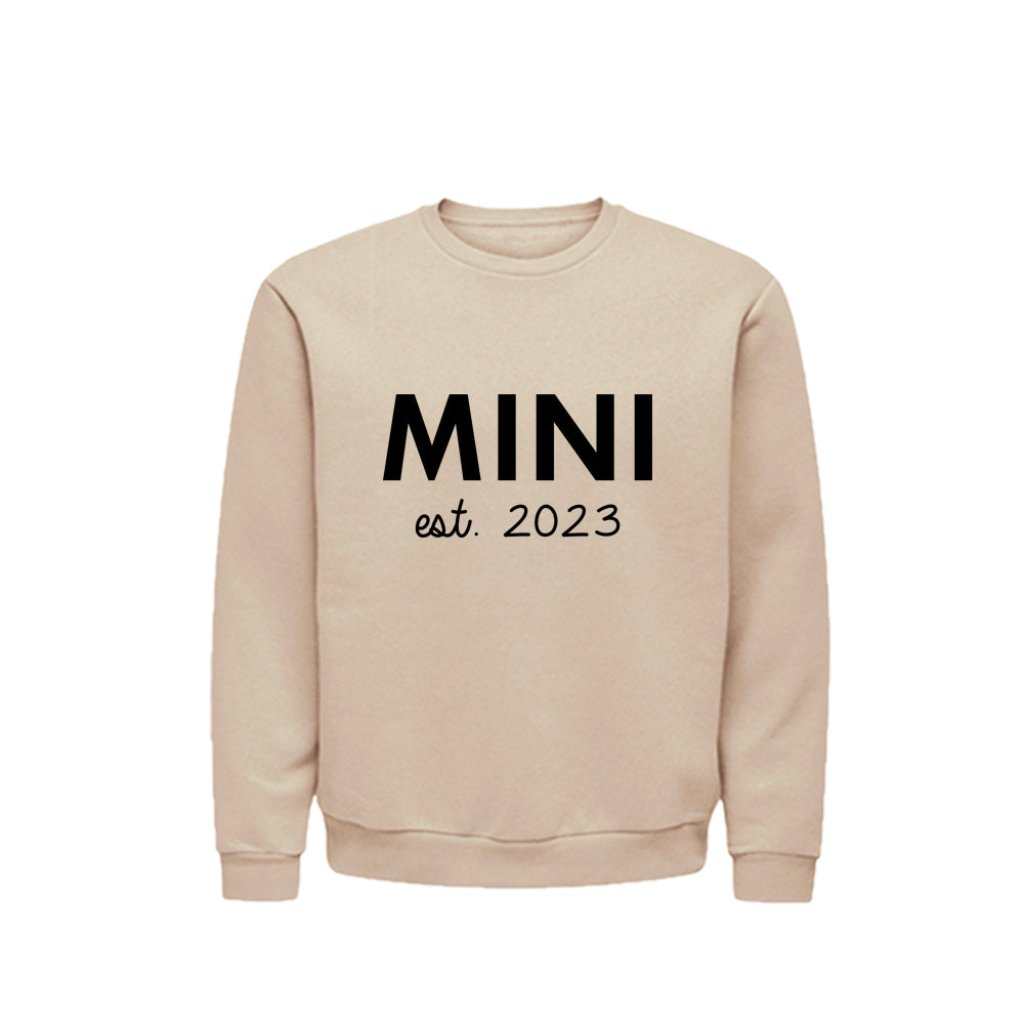 Twinning Twin Set vaderdagcadeau kerstcadeau sinterklaascadeau kado voor papa vader matchen met kind zwangerschapsaankondiging vader en zoon papa en dochter uniek vaderdag kado boefjes en bijtjes truien Daddy Mini