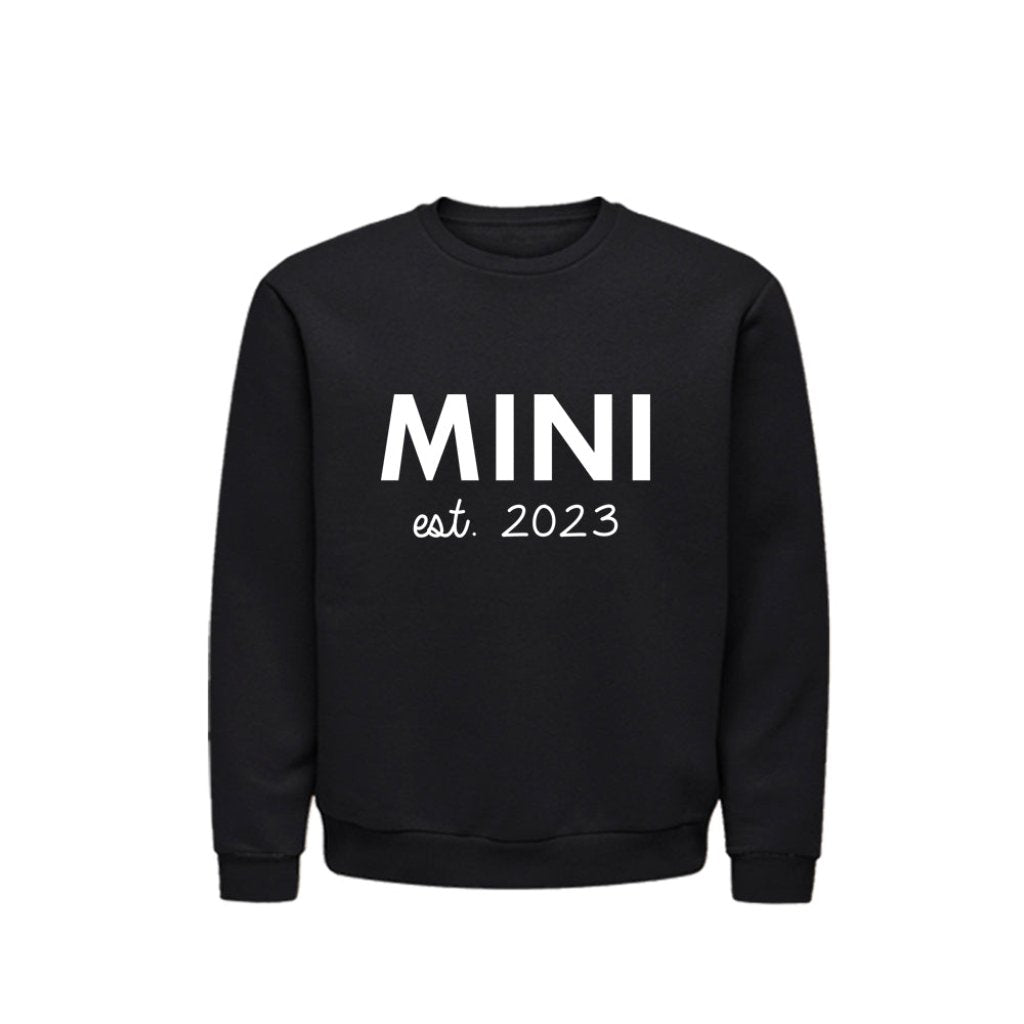 Twinning Twin Set vaderdagcadeau kerstcadeau sinterklaascadeau kado voor papa vader matchen met kind zwangerschapsaankondiging vader en zoon papa en dochter uniek vaderdag kado boefjes en bijtjes truien Daddy Mini